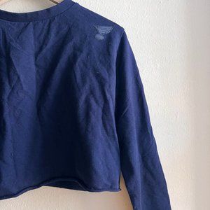 STL Blues Cropped Crewneck / Size M